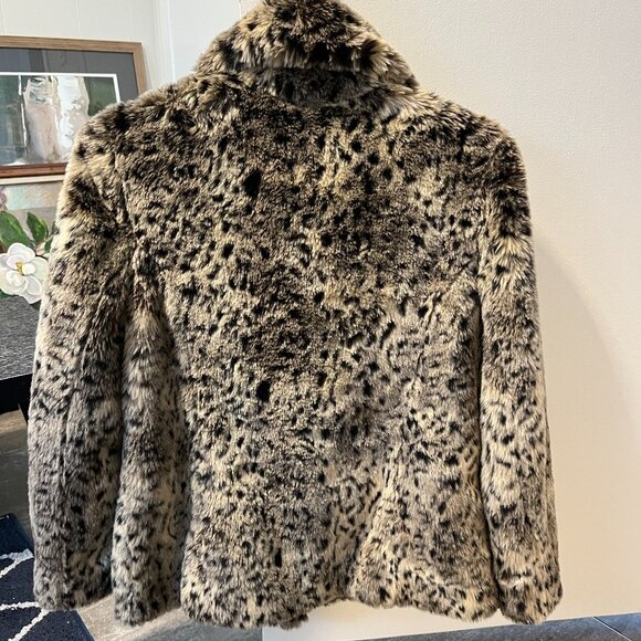 Leopard Print Faux Fur by Nuage  - Perfect for holiday parties or NYE! - Picture 2 of 5